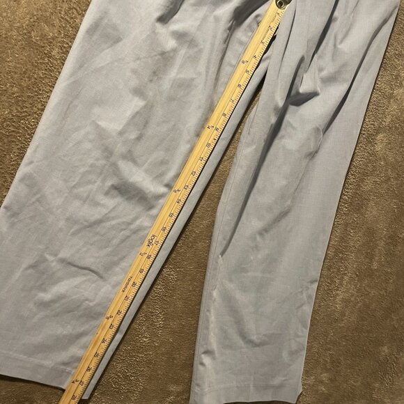 Uniqlo Pants Womens Small Light Blue Wide Leg Trousers High Rise Modest Casual - Picture 6 of 6